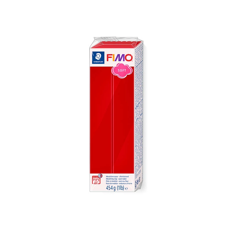 FIMO Soft süthető gyurma, 454 g - karácsonyi piros 8021-2