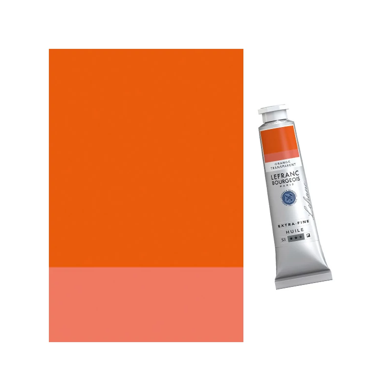 L&B Extra-Fine olajfesték, 40 ml - 727, transparent orange