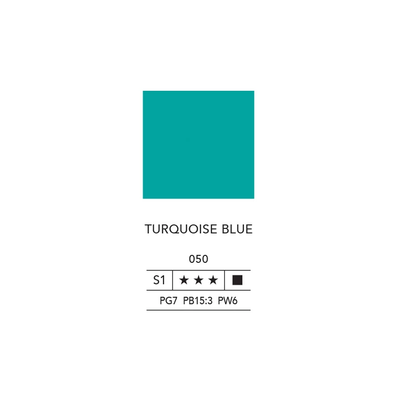 L&B Fine Oil olajfesték, 40 ml - 050, turquoise blue