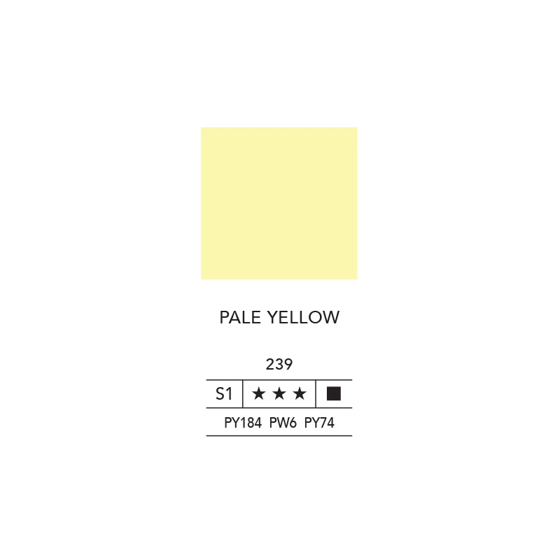 L&B Fine Oil olajfesték, 40 ml - 239, pale yellow