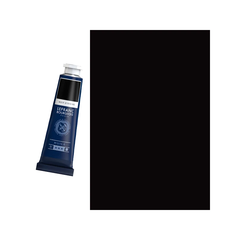 L&B Fine Oil olajfesték, 40 ml - 269, ivory black