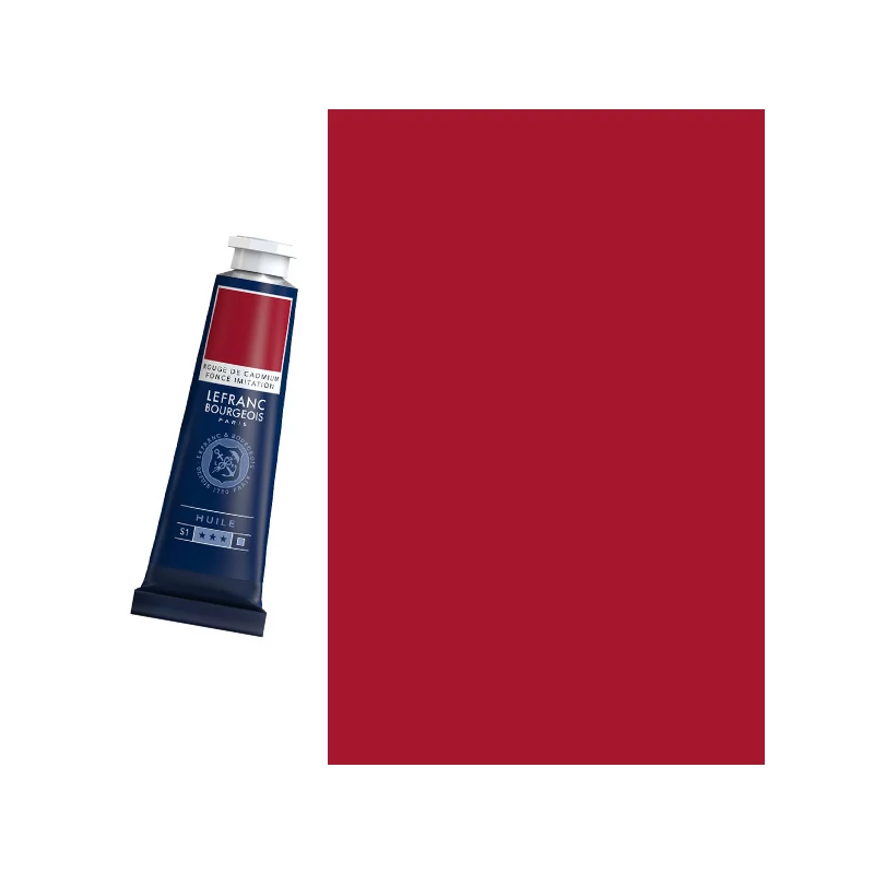 L&B Fine Oil olajfesték, 40 ml - 882, cadmium red deep hue