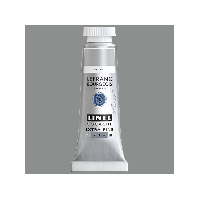 L&B Linel extra fine gouache festék, 14 ml - 710, silver