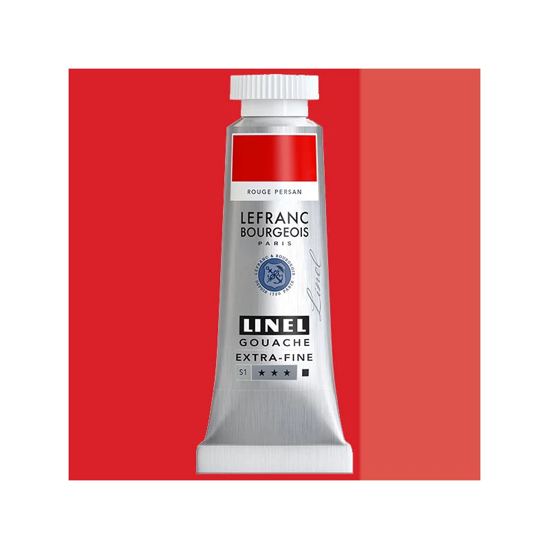 L&B Linel extra fine gouache festék, 14 ml - 845, persian red light