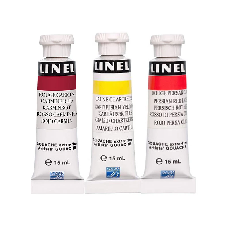 L&B Linel extra fine gouache festék, 15 ml - különféle színekben