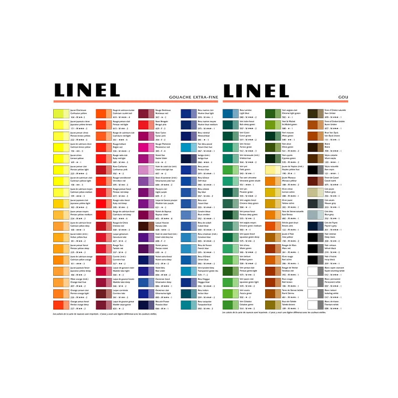 L&B Linel extra fine gouache festék, 15 ml - különféle színekben