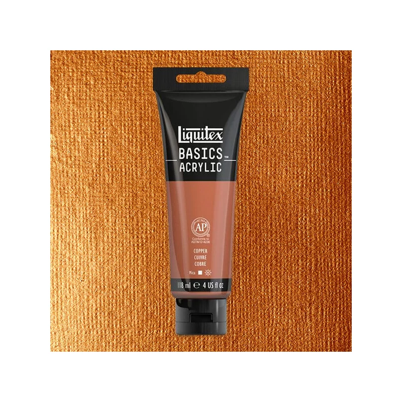 Liquitex Basics akrilfesték, 118 ml - 053, copper