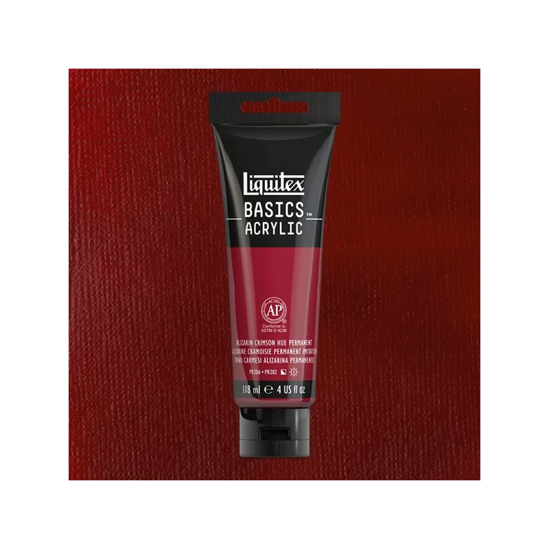 Liquitex Basics akrilfesték, 118 ml - 116, alizarin crimson hue permanent