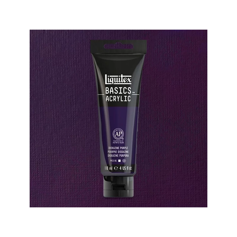 Liquitex Basics akrilfesték, 118 ml - 186, dioxazine purple