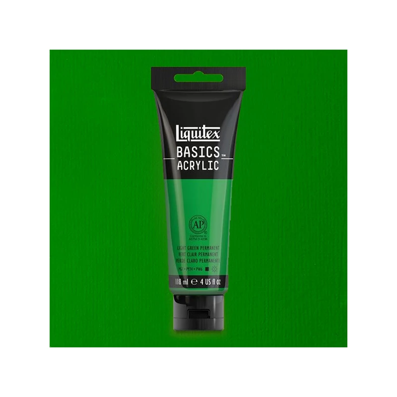 Liquitex Basics akrilfesték, 118 ml - 312,  green light permanent