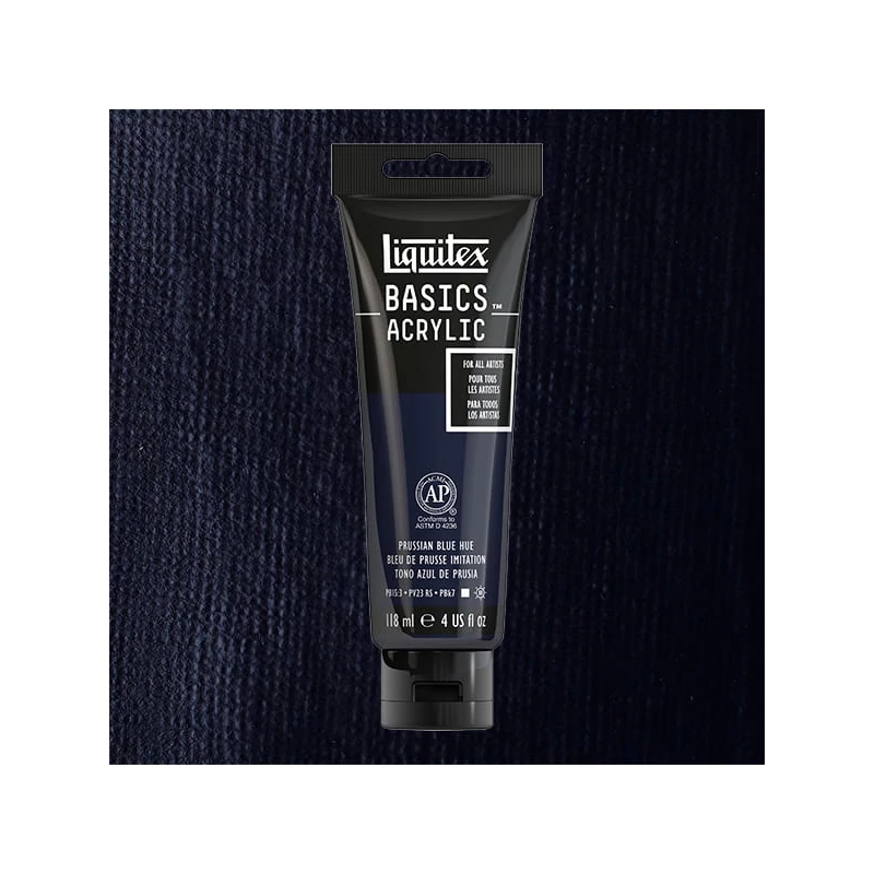 Liquitex Basics akrilfesték, 118 ml - 320, prussian blue hue