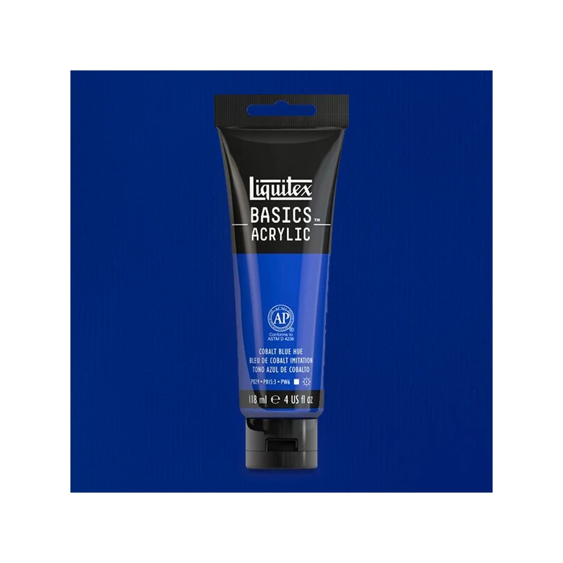 Liquitex Basics akrilfesték, 118 ml - 381, cobalt blue hue