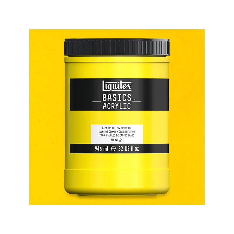 Liquitex Basics akrilfesték, 946 ml - 159, cadmium yellow light hue	