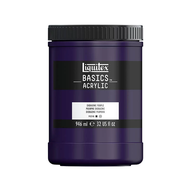 Liquitex Basics akrilfesték, 946 ml - 186, dioxazine purple