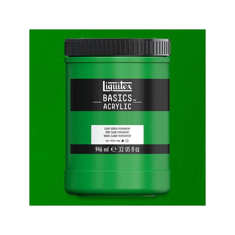 Liquitex Basics akrilfesték, 946 ml - 312, light green permanent