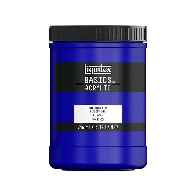 Liquitex Basics akrilfesték, 946 ml - 380, ultramarine blue