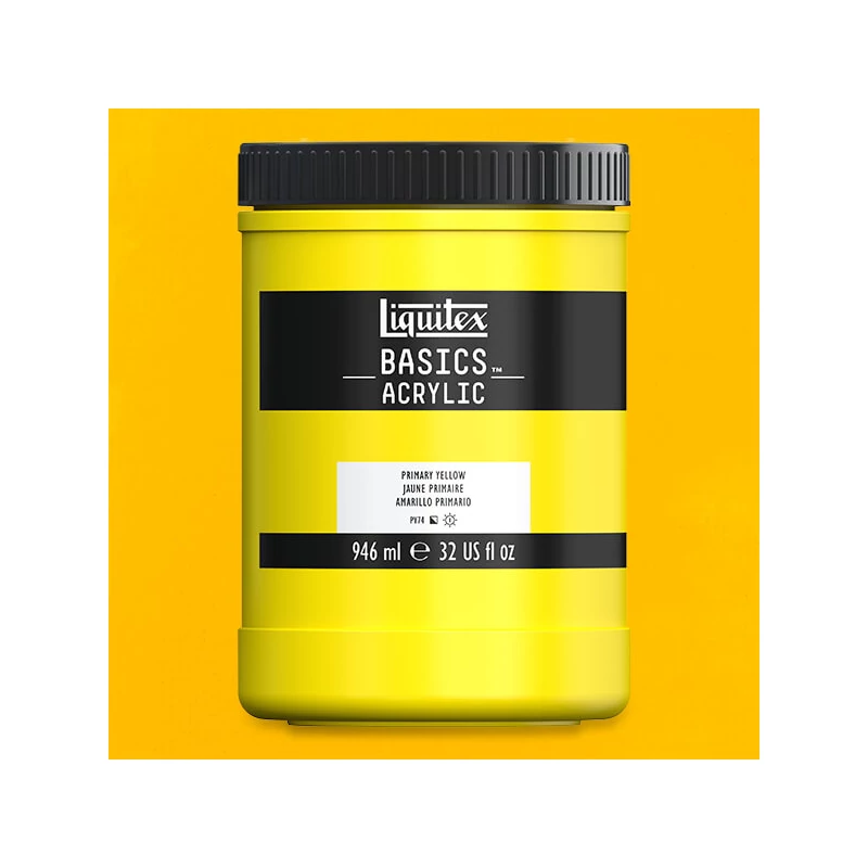 Liquitex Basics akrilfesték, 946 ml - 410, primary yellow