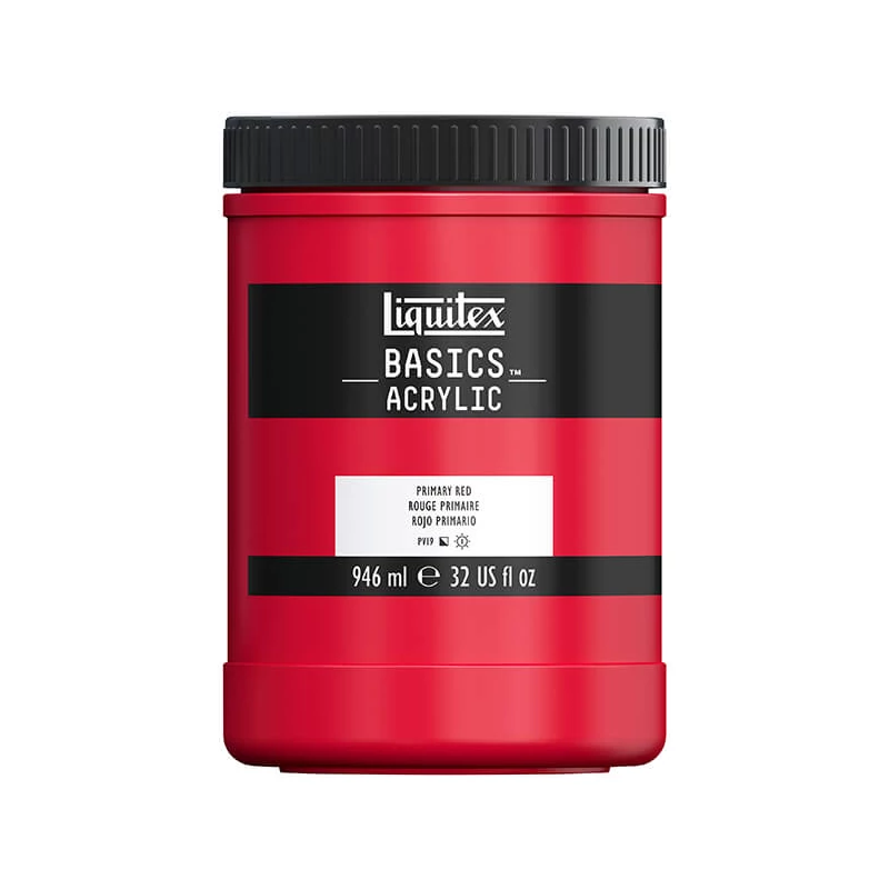 Liquitex Basics akrilfesték, 946 ml - 415, primary red