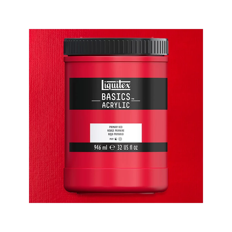 Liquitex Basics akrilfesték, 946 ml - 415, primary red