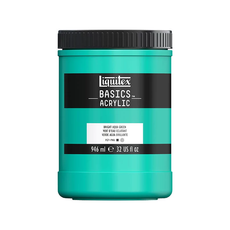 Liquitex Basics akrilfesték, 946 ml - 660, bright aqua green