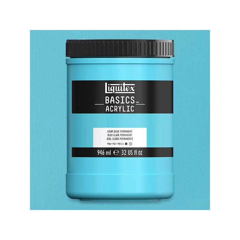 Liquitex Basics akrilfesték, 946 ml - 770, light blue permanent