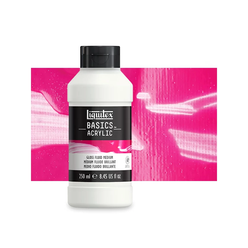 Liquitex Basics Gloss Fluid vékonyító médium, 250 ml - fényes