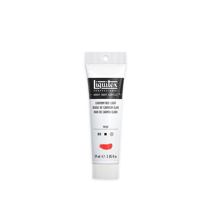 Liquitex Heavy Body akrilfesték, 59 ml - 152, cadmium red light