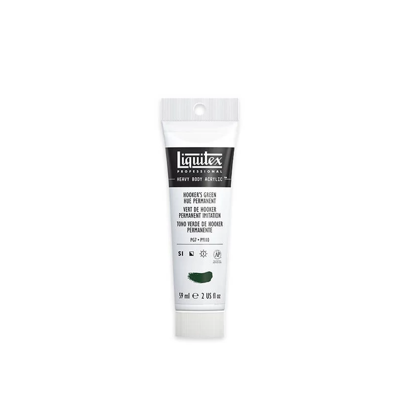 Liquitex Heavy Body akrilfesték, 59 ml - 224, hooker's green hue permanent