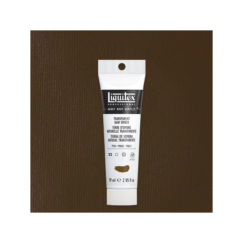 Liquitex Heavy Body akrilfesték, 59 ml - 333, transparent raw umber