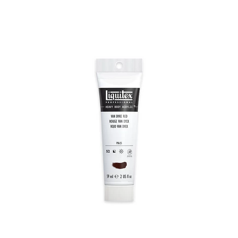 Liquitex Heavy Body akrilfesték, 59 ml - 392, van dyke red