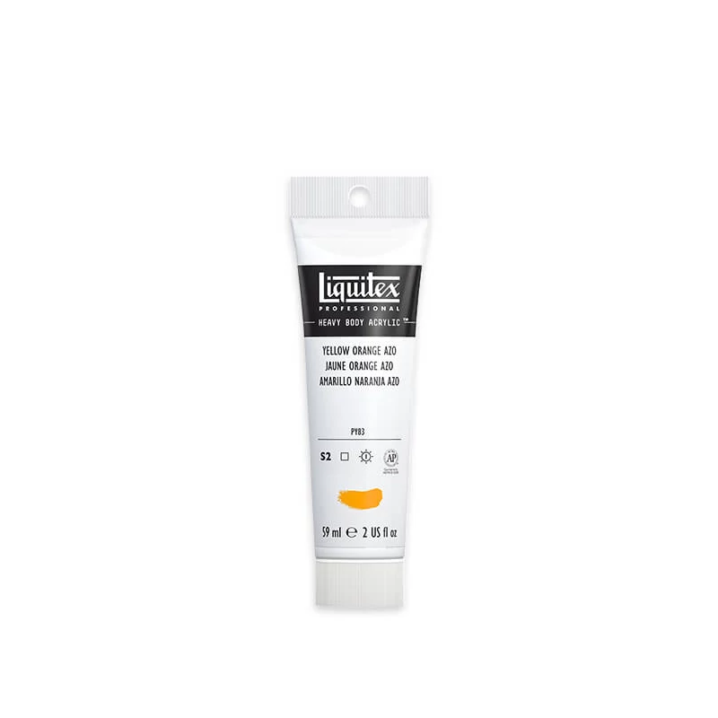 Liquitex Heavy Body akrilfesték, 59 ml - 414, yellow orange azo