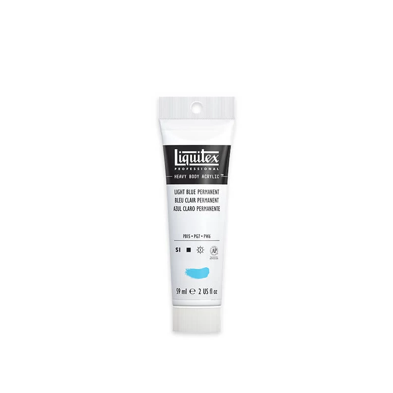 Liquitex Heavy Body akrilfesték, 59 ml - 770, light blue permanent