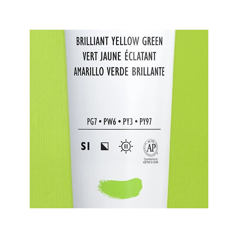 Liquitex Heavy Body akrilfesték, 59 ml - 840, brilliant yellow green
