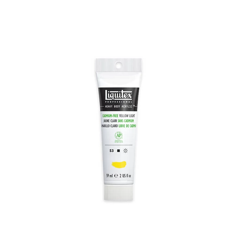 Liquitex Heavy Body akrilfesték, 59 ml - 889, cadmium-free yellow light