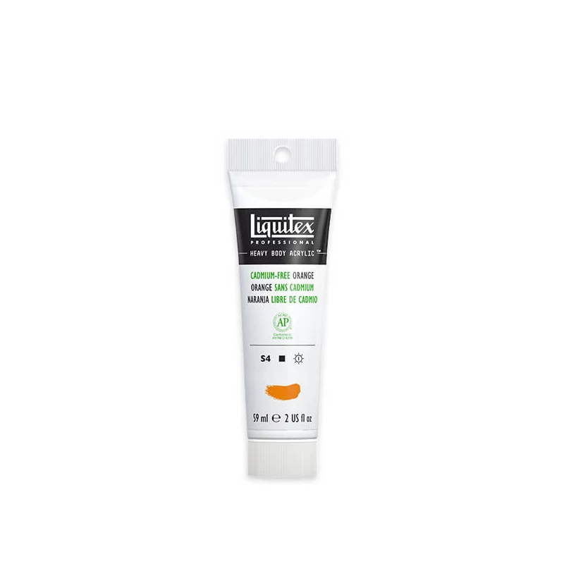 Liquitex Heavy Body akrilfesték, 59 ml - 892, cadmium-free orange