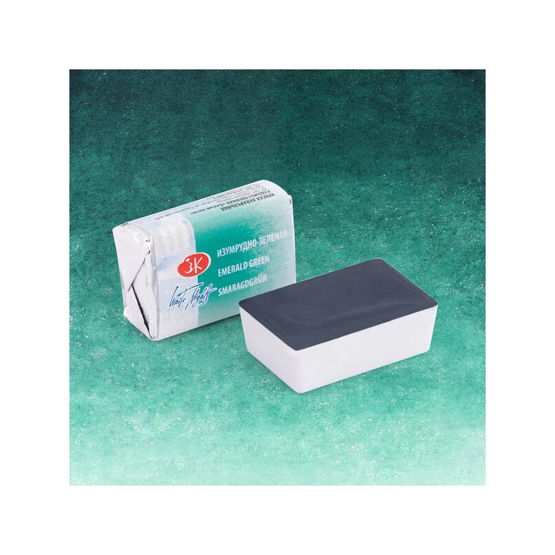 White Nights szilkés akvarellfesték, 2,5 ml - 713, emerald green