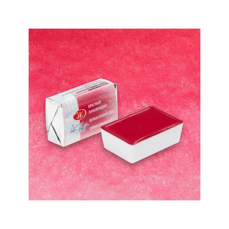 White Nights szilkés akvarellfesték, 2,5 ml - 361, quinacridone red