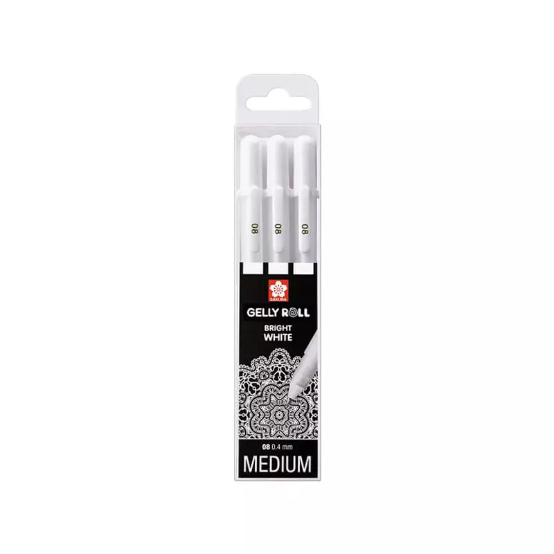 Sakura Gelly Roll zselés toll készlet, 3 db - Real Whites 08