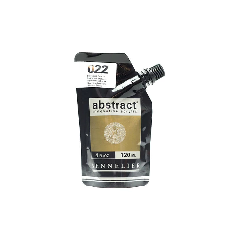 Sennelier Abstract akrilfesték, 120 ml - 022, iridescent bronze
