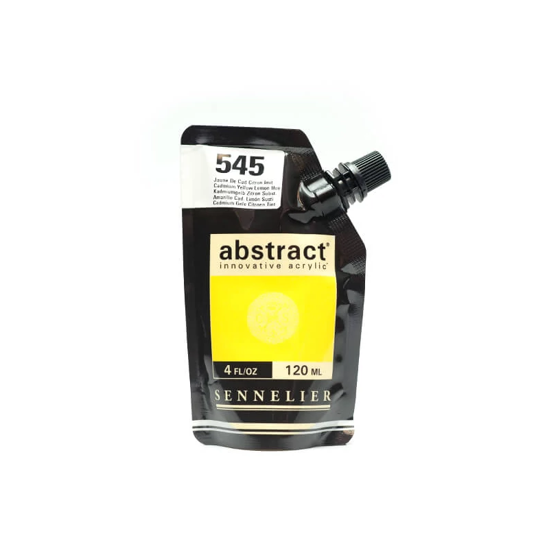 Sennelier Abstract akrilfesték, 120 ml - 545, cadmium yellow lemon hue