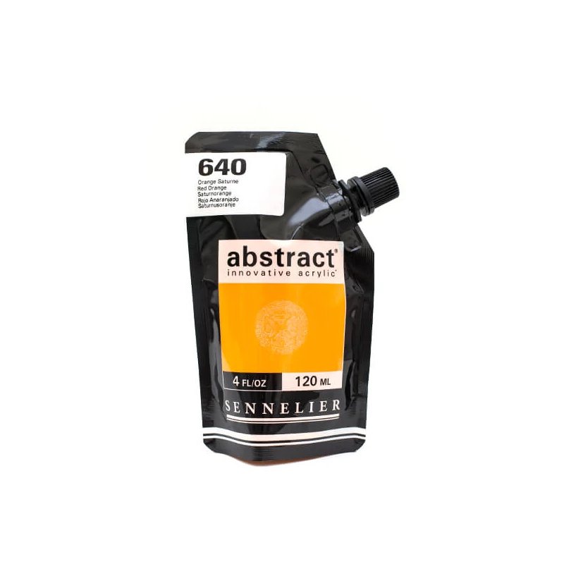 Sennelier Abstract akrilfesték, 120 ml - 640, red orange