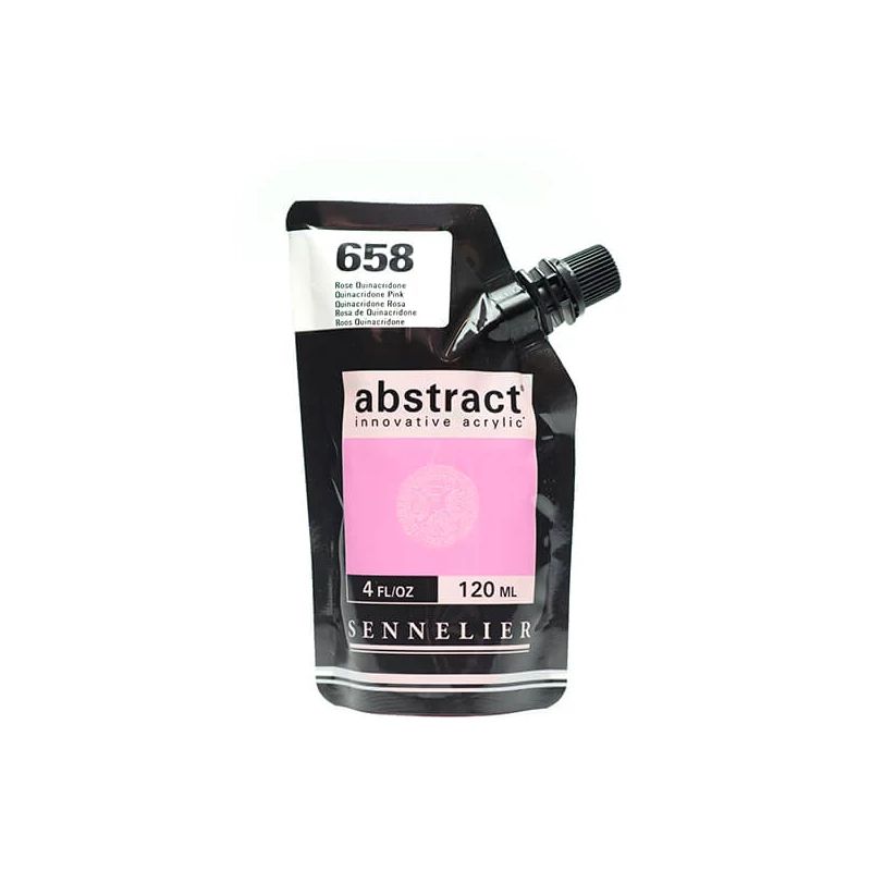 Sennelier Abstract akrilfesték, 120 ml - 658, quinacridone pink