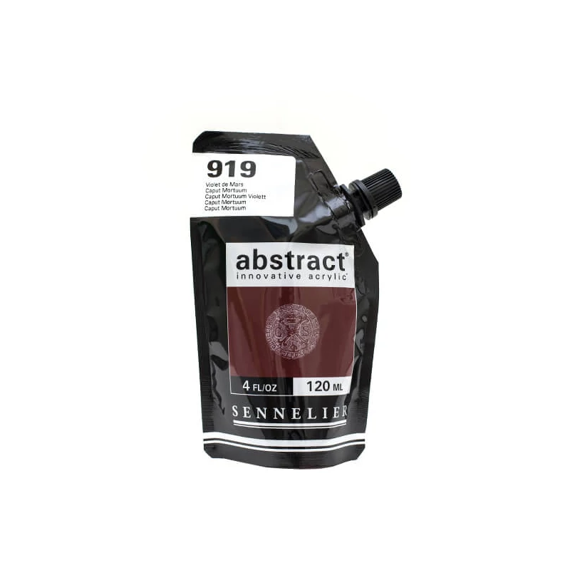 Sennelier Abstract akrilfesték, 120 ml - 919, caput mortuum