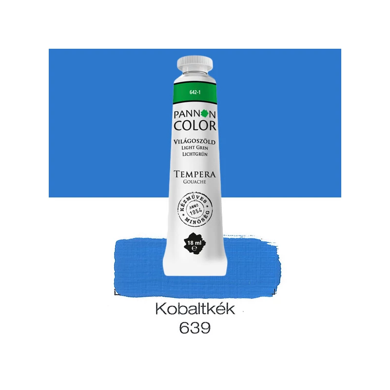 Pannoncolor gouache tempera, 18 ml, 639 - kobaltkék