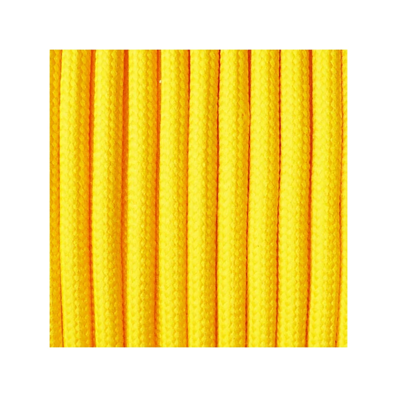 Paracord 550, méterben, 4 mm - napsárga