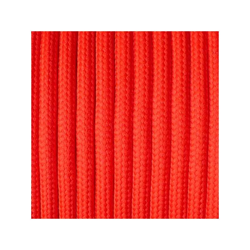 Paracord 550, méterben, 4 mm - piros