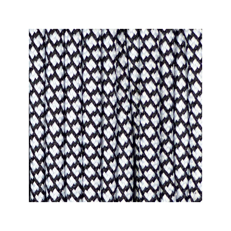 Paracord 550, méterben, 4 mm - diamond camo fehér