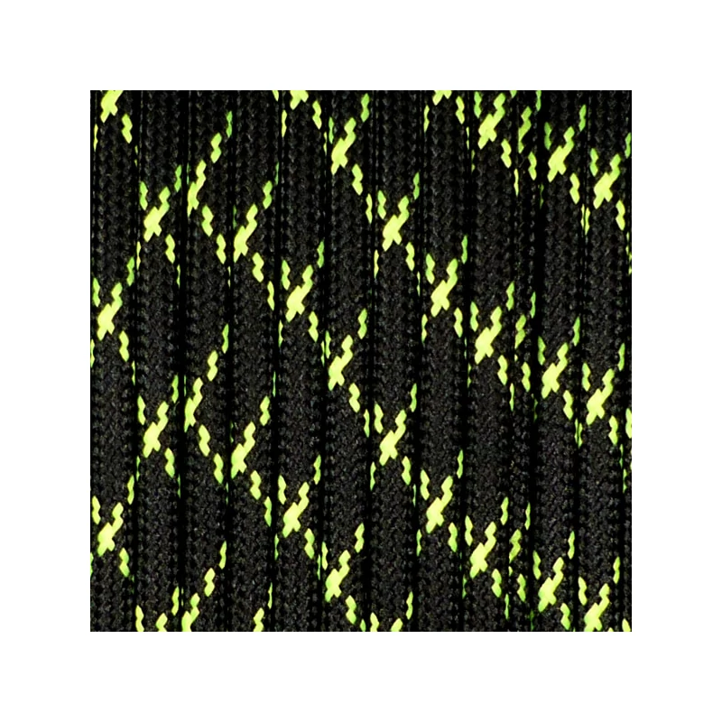 Paracord 550, méterben, 4 mm - T vírus camo fluor zöld