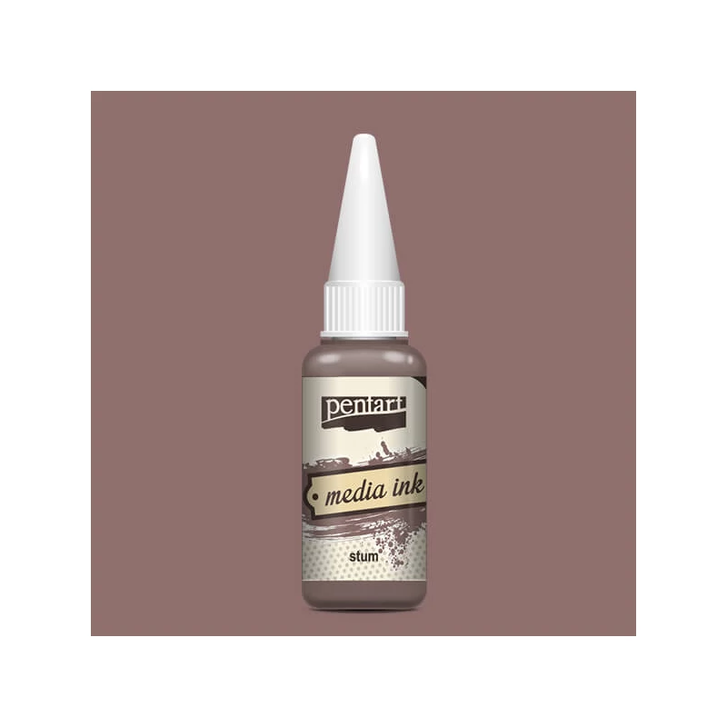 Pentart Media ink, tintafesték, 20 ml - must