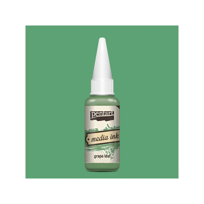 Pentart Media ink, tintafesték, 20 ml - szőlőlevél